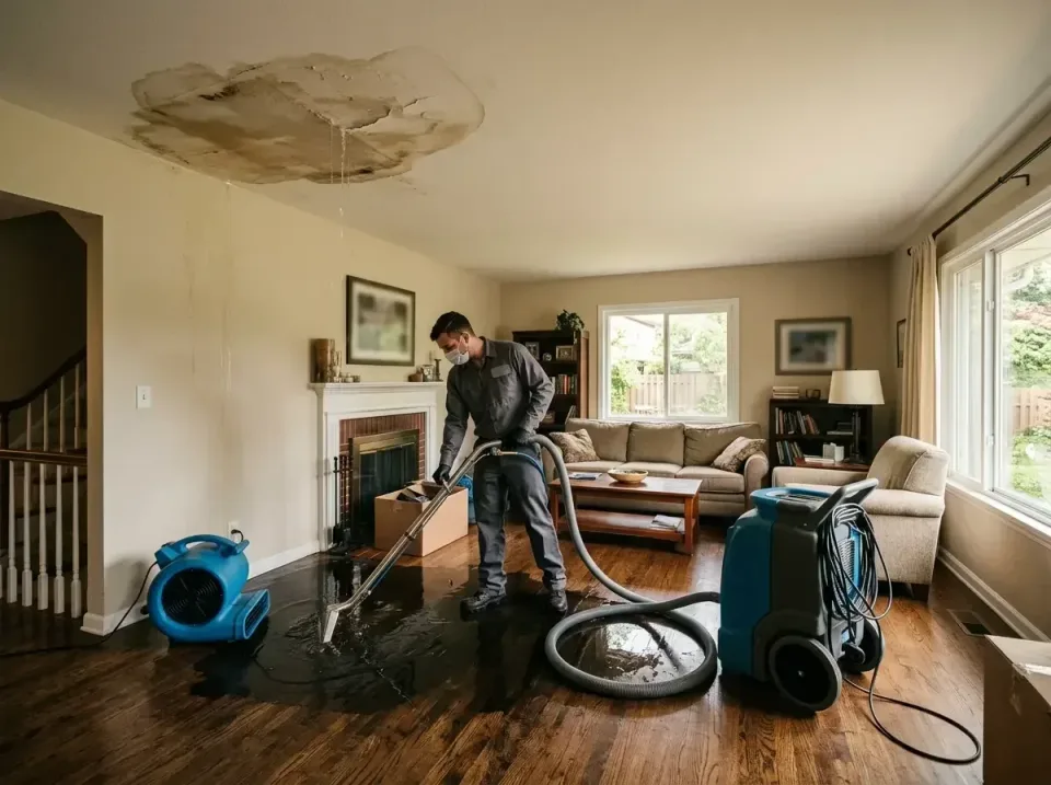 attic-pipe-burst-ceiling-drip-008 — frequently asked questions, Water Damage Restoration & Carpet Care in Hinton, OK
